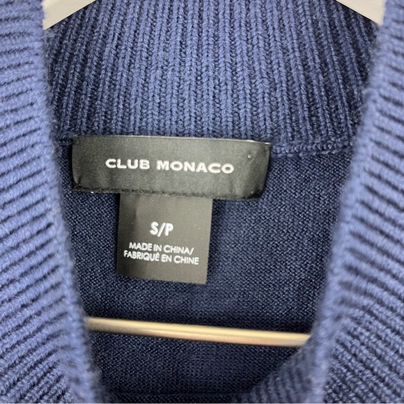 Club Monaco Wool Sweater Blue - Picture 3 of 5